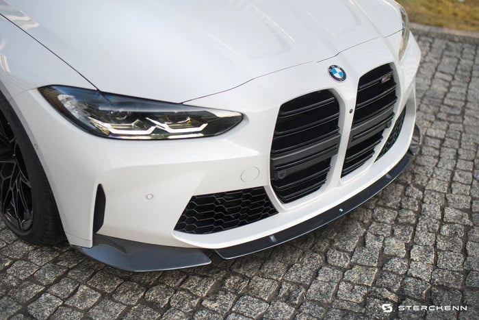 BMW M3 G80 G81 & M4 G82 G83 Carbon Fibre Front Splitter by Sterckenn (2021+)