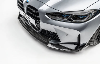 BMW M3 G80 G81 & M4 G82 G83 Dry Carbon Fibre Front Splitter by Adro (2021+)