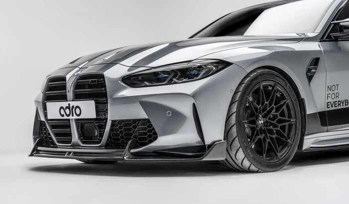 BMW M3 G80 G81 & M4 G82 G83 Dry Carbon Fibre Front Splitter by Adro (2021+)