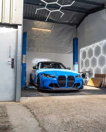 BMW M3 G80 G81 & M4 G82 G83 Dry Carbon Fibre Front Splitter by Adro (2021+)
