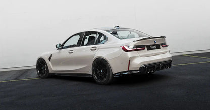 BMW M3 G80 G81 & M4 G82 G83 EVO-S Gloss Black Rear Diffuser by ZAERO (2021+)