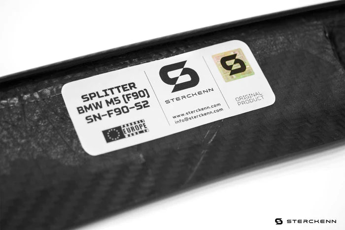 BMW M5 F90 LCI Carbon Fibre Front Lip by Sterckenn (2020-2023)