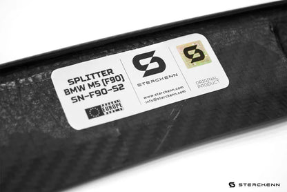 BMW M5 F90 LCI Carbon Fibre Front Lip by Sterckenn (2020-2023)