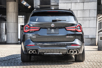 BMW X3 LCI G01 Carbon Fibre Rear Diffuser by 3D Design (2021+)