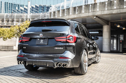 BMW X3 LCI G01 Carbon Fibre Rear Diffuser by 3D Design (2021+)