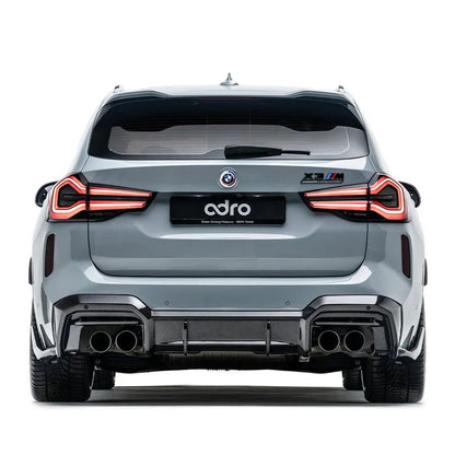 BMW X3M LCI F97 Pre-Preg Carbon Fibre Rear Diffuser by Adro (2022+)