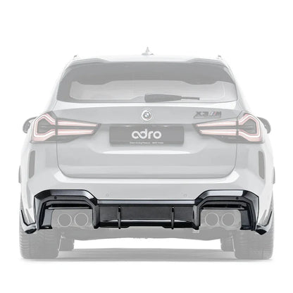 BMW X3M LCI F97 Pre-Preg Carbon Fibre Rear Diffuser by Adro (2022+)