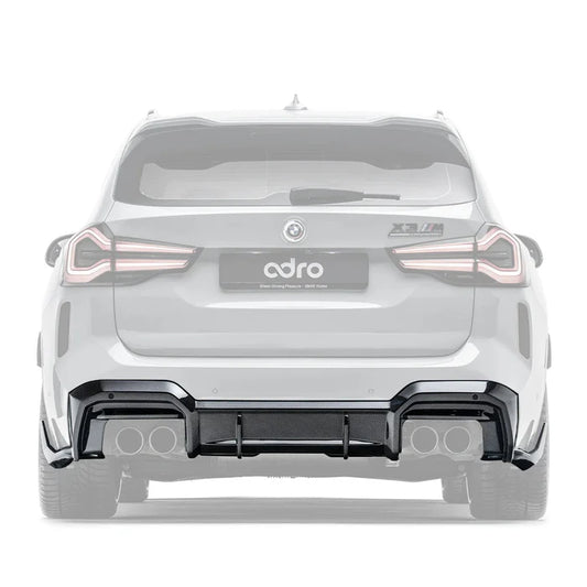BMW X3M LCI F97 Pre-Preg Carbon Fibre Rear Diffuser by Adro (2022+)