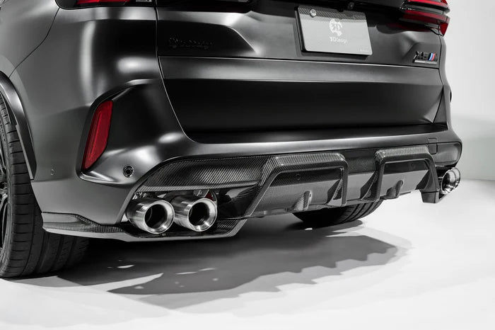 BMW X5M LCI F95 Carbon Fibre Rear Diffuser by 3DDesign (2023+)