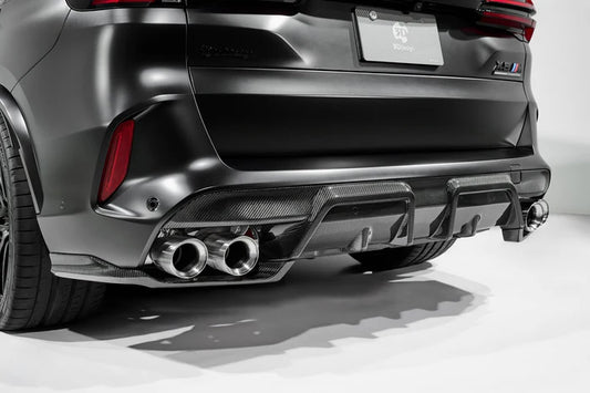 BMW X5M LCI F95 Carbon Fibre Rear Diffuser by 3DDesign (2023+)