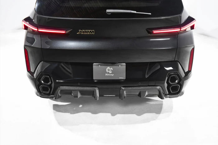 BMW XM G09 Carbon Fibre Rear Diffuser by 3D Design