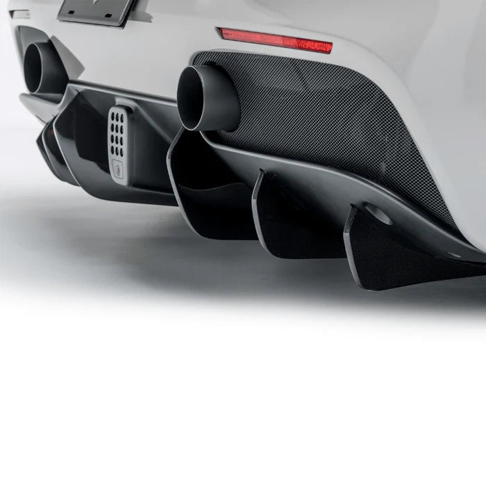 Ferrari 488 Diavolo Carbon Fiber Rear Diffuser Fins by Vordteiner