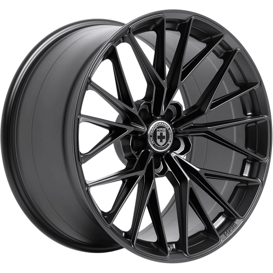 HRE FlowForm FF28 Monoblok Liquid Metal and Tarmac