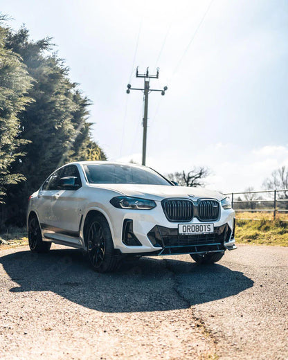 BMW iX3, X3 LCI G01 & X4 LCI G02 Gloss Black Competition Front Splitter (2021+)