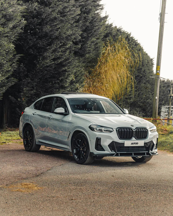 BMW iX3, X3 LCI G01 & X4 LCI G02 Gloss Black Competition Front Splitter (2021+)