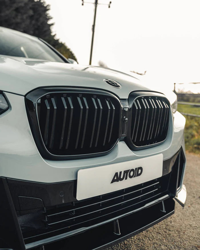 BMW iX3, X3 LCI G01 & X4 LCI G02 Gloss Black Competition Front Splitter (2021+)