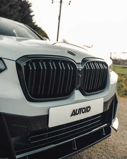 BMW iX3, X3 LCI G01 & X4 LCI G02 Gloss Black Competition Front Splitter (2021+)