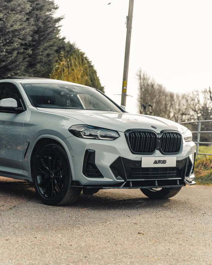 BMW iX3, X3 LCI G01 & X4 LCI G02 Gloss Black Competition Front Splitter (2021+)