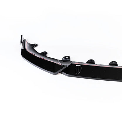 BMW iX3, X3 LCI G01 & X4 LCI G02 Gloss Black Competition Front Splitter (2021+)