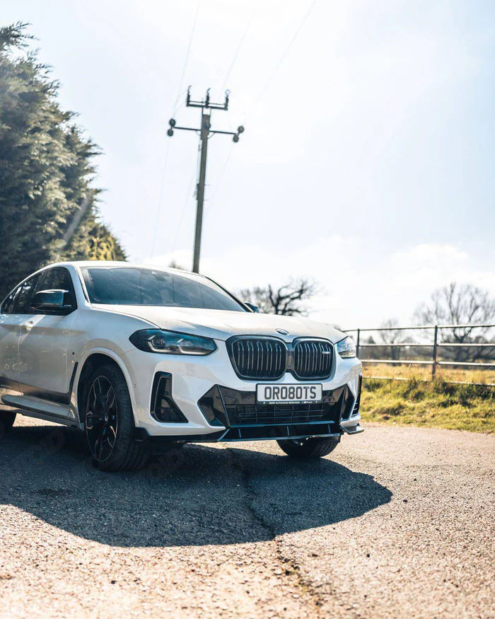 BMW iX3, X3 LCI G01 & X4 LCI G02 Gloss Black Competition Front Splitter (2021+)