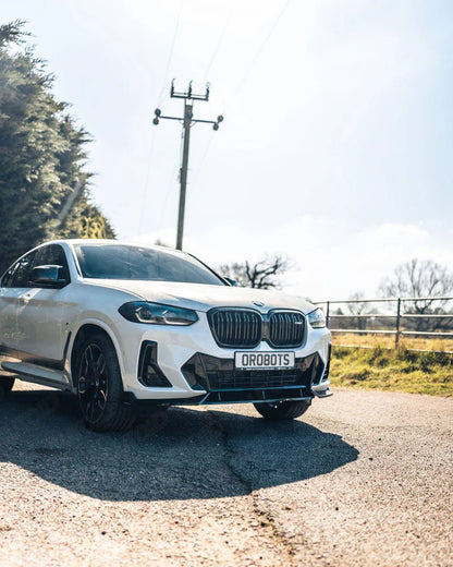 BMW iX3, X3 LCI G01 & X4 LCI G02 Gloss Black Competition Front Splitter (2021+)