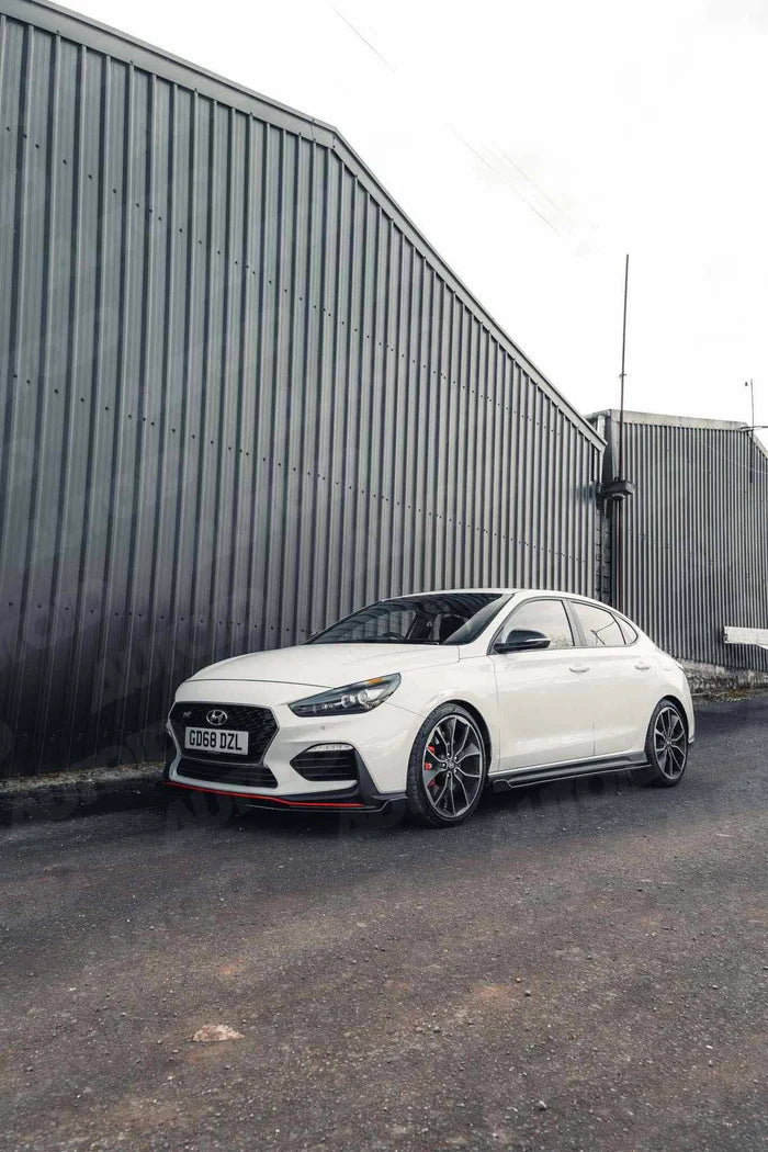 Hyundai i30 N Pre-Facelift EVO-1 Gloss Black Front Splitter by ZAERO (2018-2020)