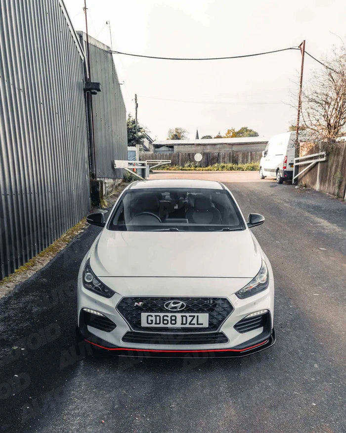 Hyundai i30 N Pre-Facelift EVO-1 Gloss Black Front Splitter by ZAERO (2018-2020)