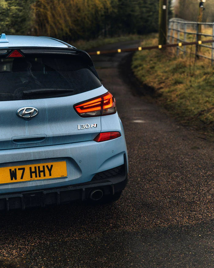 Hyundai i30 N Pre-Facelift EVO-1 Gloss Black Rear Diffuser by ZAERO (2018-2020)