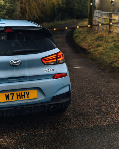 Hyundai i30 N Pre-Facelift EVO-1 Gloss Black Rear Diffuser by ZAERO (2018-2020)