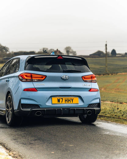 Hyundai i30 N Pre-Facelift EVO-1 Gloss Black Rear Diffuser by ZAERO (2018-2020)