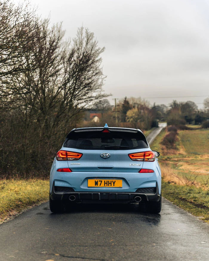 Hyundai i30 N Pre-Facelift EVO-1 Gloss Black Rear Diffuser by ZAERO (2018-2020)