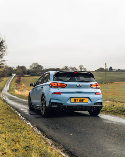 Hyundai i30 N Pre-Facelift EVO-1 Gloss Black Rear Diffuser by ZAERO (2018-2020)
