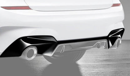 M Performance Gloss Black Rear Diffuser for BMW 3 Series (2018+, G20 G21)