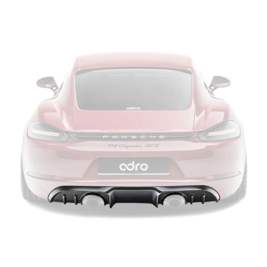 Porsche 718 Pre-Preg Carbon Fibre Rear Diffuser by ADRO