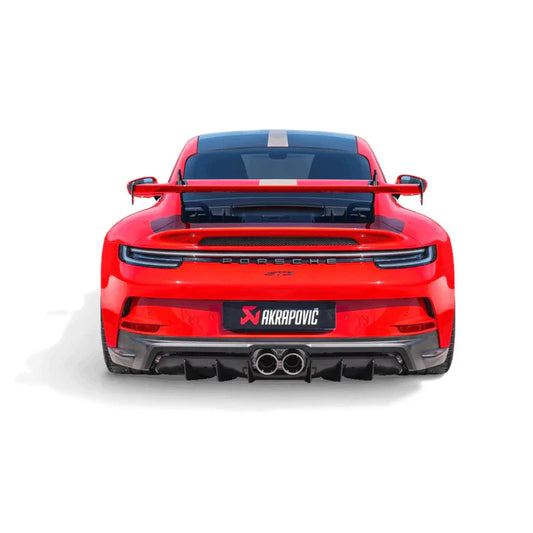 Porsche 911 GT3 / GT3 Touring Carbon Fibre Rear Diffuser in Matte by Akrapovic