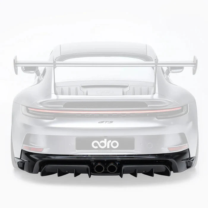 Porsche 992.1 GT3 Pre-Preg Carbon Fibre Rear Diffuser by Adro