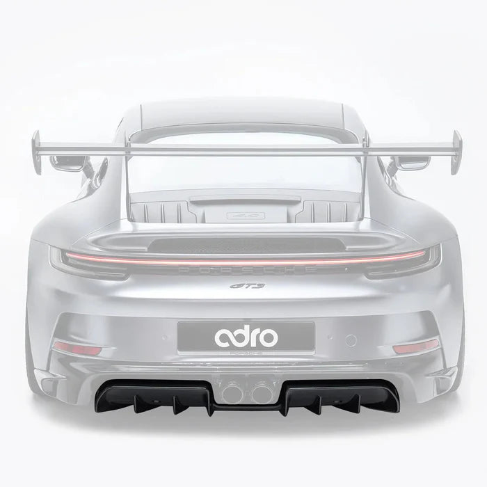 Porsche 992.1 GT3 Pre-Preg Carbon Fibre Rear Diffuser by Adro