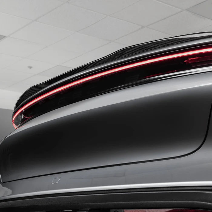 Porsche Taycan Turbo & Turbo S Carbon Fibre Decklid Rear Spoiler by Vorsteiner (2021+)