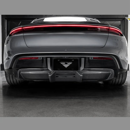 Porsche Taycan Turbo & Turbo S Carbon Fibre Decklid Rear Spoiler by Vorsteiner (2021+)