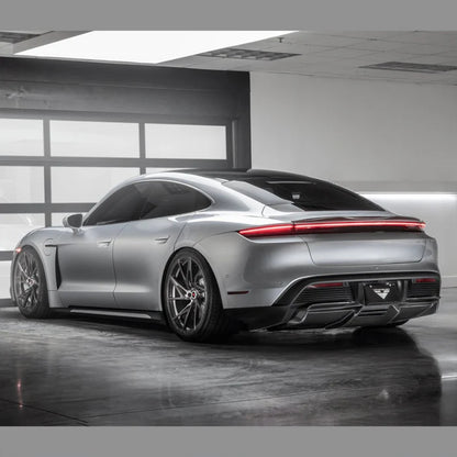 Porsche Taycan Turbo & Turbo S Carbon Fibre Decklid Rear Spoiler by Vorsteiner (2021+)
