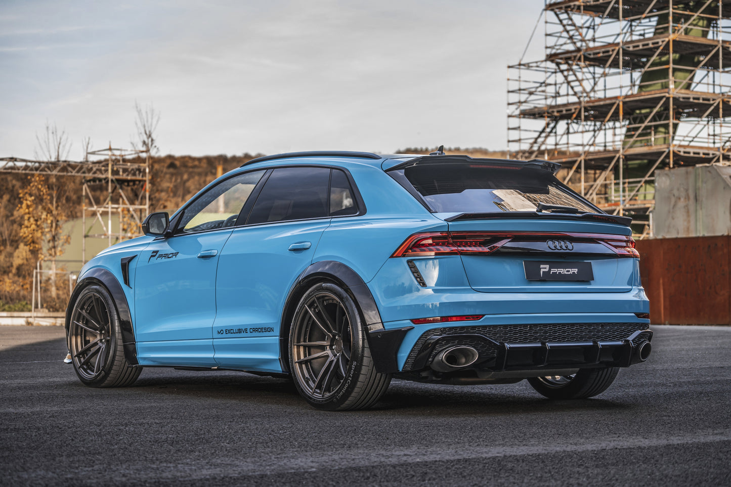 PD-RS800 Rear Bumper Fins for Audi RS Q8