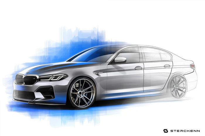BMW M5 F90 LCI Carbon Fibre Front Lip by Sterckenn (2020-2023)