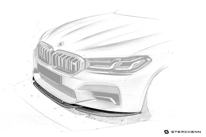 BMW M5 F90 LCI Carbon Fibre Front Lip by Sterckenn (2020-2023)
