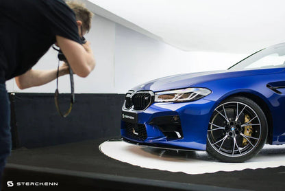 BMW M5 F90 LCI Carbon Fibre Front Lip by Sterckenn (2020-2023)