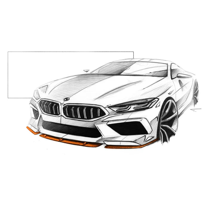 Sterckenn Carbon Fibre Front Lip for BMW M8 (2019+, F91 F92 F93)
