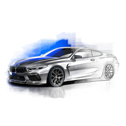 Sterckenn Carbon Fibre Front Lip for BMW M8 (2019+, F91 F92 F93)