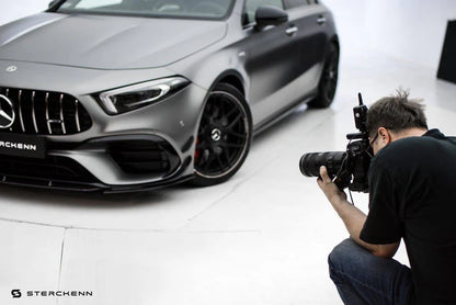 Mercedes A45 AMG W177 Carbon Fibre Front Lip by Sterckenn (2020-2023)