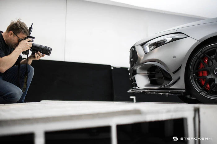 Mercedes A45 AMG W177 Carbon Fibre Front Lip by Sterckenn (2020-2023)