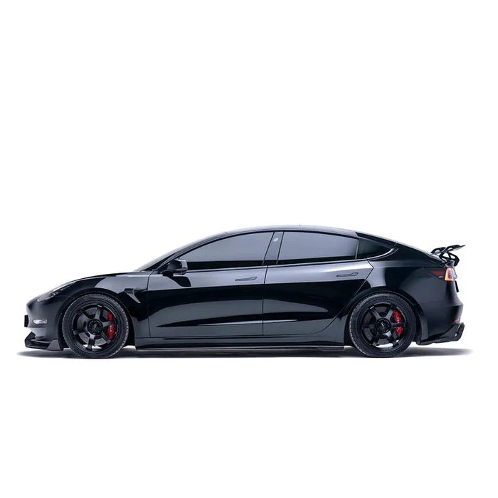 Tesla Model 3 Carbon Fibre V2 Front Splitter by Adro (2017+)