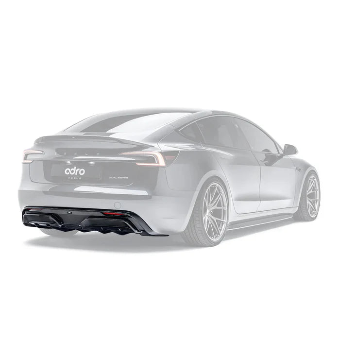 Tesla Model 3 Highland Carbon Fiber Rear Diffuser by Adro